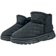 thumbnail image 4 of Quealent Toddler Winter Boots Kids Girls Fashion Winter Warm Snow Boots Mid Calf Outdoor Combat Boots Black for Size 4, 4 of 9