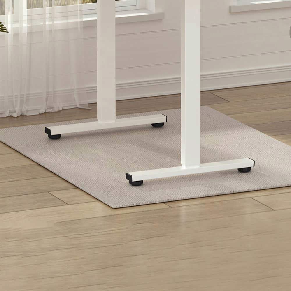 GVN Computer Desk, Home Office Desk,Electric Standing Desk, Adjustable Height Desk Home Office Computer Workstation Sit Stand up Desk,White
