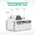 thumbnail image 7 of 6.0Ah 24V Lithium-ion Battery for Snow Joe & Sun Joe 24 Volt iON+ Cordless Tool, 7 of 7