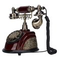thumbnail image 3 of Teléfono Vintage Regalo Decorativo Retroiluminado Teléfono Fijo Antiguo Elegante con Cable de EE UU Reino Unido para decoración del hogar para decoración de Oficina para, 3 of 8