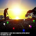 thumbnail image 3 of pelotas de golf con brillo LED, pelota de golf brillante intermitente, resplandor nocturno, 3 of 5