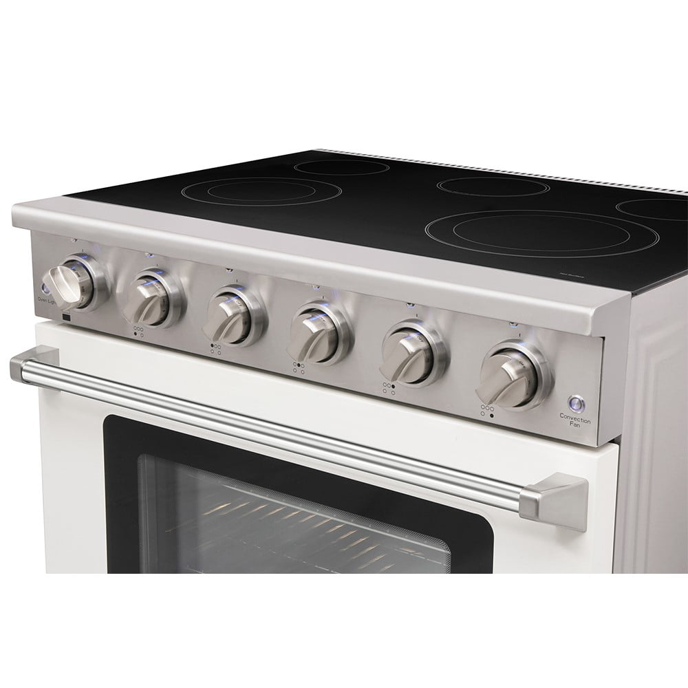KOSTCH 36in Electric Range with 5 Elements Cooktop and 6.0 Cu.ft. Convection Oven in Stainless Steel