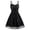 Black, variant on Womens Gothic Punk Dresses Sleeveless Camisole Skull Print Lace Swing Dress Halloween Steampunk Dress Goth Clothes(Wine, M)