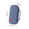 thumbnail image 2 of Ohmyroo Large Capacity Canvas Pen Case Multi Layer Portable Stationery Organizer For Office Professionals, 2 of 5