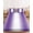 Purple white, variant on Twin Sze Fitted Sheet Set - Purple White Ombre 2 Piece Bedding Sets 16" Deep Pocket Fitted Sheet with 1 Pillowcase, Modern Abstract Art Farmhouse Gradient Brushed Microfiber Hotel Luxury Bed Sheets