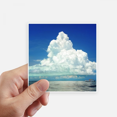 thumbnail image 1 of Ocean Sky Water Science Nature Picture Sticker Square Waterproof Stickers Wallpaper Car Decal, 1 of 1