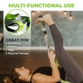 thumbnail image 6 of Gradient Fitness Stretching Strap for Physical Therapy, 12 Multi-Loop Stretch Strap 1.5" W x 8' L, Neoprene Handles, Physical Therapy Equipment, Yoga Straps for Stretching, Leg Stretcher, 6 of 9