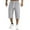Gray, variant on Men's Cotton Linen Capri Pants, Lightweight Baggy 3/4 Shorts Drawstring Elastic Waist Beach Yoga Pants with Pockets Size M-5XL Navy