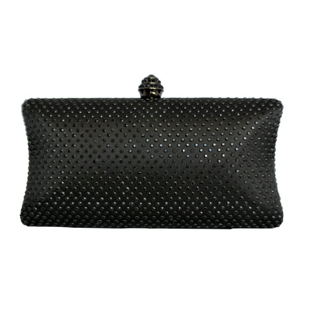 Chicastic Chicastic Black Rhinestone Crystal Hard Box