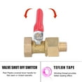 thumbnail image 3 of Air Compressor Regulator Kit 4 Way Valve 0-180 PSI for Pneumatic Tools, 3 of 8