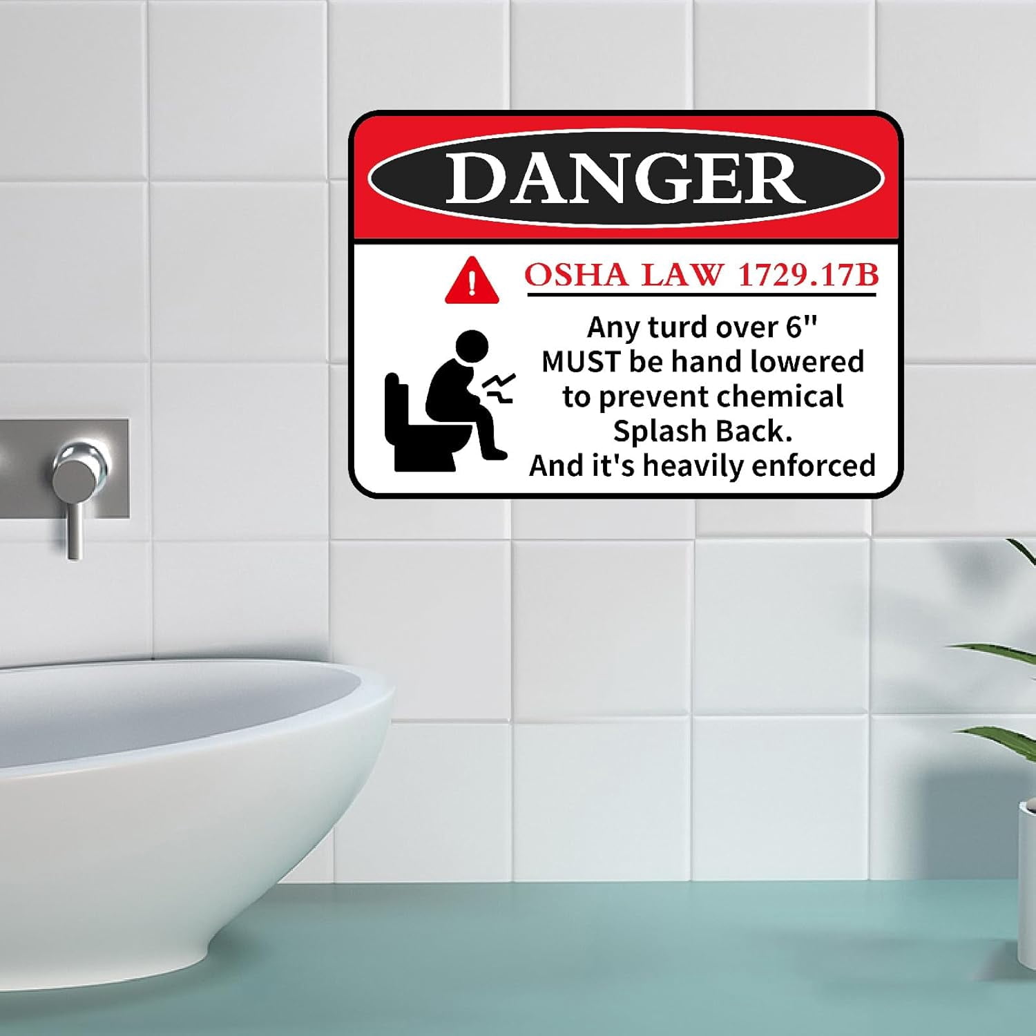 5Pcs OSHA Law 1729.17B Warning Sign Sticker 10 × 7In PVC Self Adhesive Notice Paster Safety Label for Office Indoor Outdoor Workplace Rectangle Danger Remind Keep Hands Down Strong Adhension