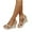 Beige, variant on Miluxas Dressy Wedge Sandals ,Women's Platform Sandals Casual Summer, Comfortable High Heeled Wedges with Adjustable Buckle