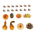 thumbnail image 4 of UPOUART Pumpkin Figurines Orange 50Pcs 4.52X2.04X2.04in, 4 of 8
