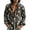 Black, variant on Men's 70s Vintage Flower Print Button Shirt Casual Relaxed Vacation Top Bohemian Resort Holiday Wear Tunic