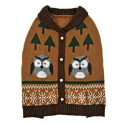 Vibrant Life Owl Dog Sweater, Large