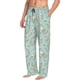 thumbnail image 2 of Haiem Cute Honeybees Men's Pajama Pants Ultra Lightweight Pjs Bottoms Sleepwear Bottom Pants with Pocket Drawstring-Small, 2 of 9