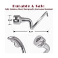 thumbnail image 2 of Spiral Dough Hook for Kitchenaid 4.5-5 Quart Tilt-Head Stand Mixer, Dough Hook Replacement for Kitchenaid Attachment, 2 of 5