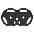 thumbnail image 1 of Open Box Signature Fitness Standard 5lb Olympic Weight Plate, Black (Set of 2), 1 of 6