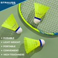 thumbnail image 3 of Strauss Smash Hit-22 Vol Stable en Nylon, Récupération Rapide, Vitesse Moyenne Jaune, Lot de 6, 3 of 5