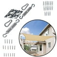 thumbnail image 2 of Efavormart Sun Shade Sail Hardware Kit - Stainless Steel Installation Kit For Square-Rectangle Sun Shade Sail, Patio, Lawn, Garden, Backyard, Driveway, 2 of 11