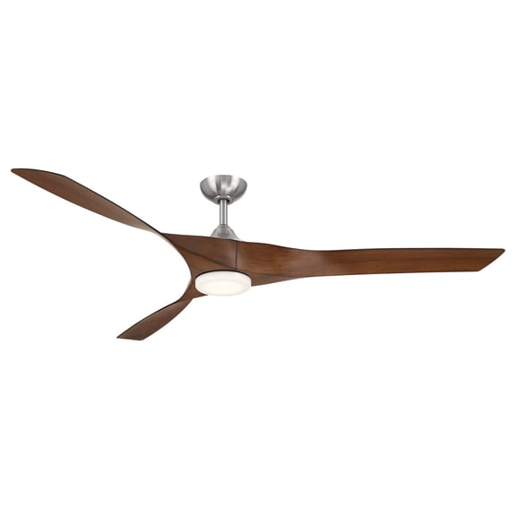 Wind River Ceiling Fans WR2121NWAL 70 in. Willow XL Indoor & Outdoor Smart Ceiling Fan, Nickel