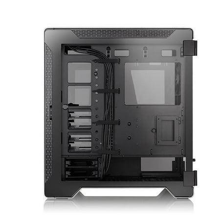 Thermaltake A500 Aluminum TG Computer Case - Mini ITX, Micro ATX, ATX Motherboard Supported - Mid-tower - SPCC, Aluminum, Tempered Glass - Black, Space Gray - (The Best Mini Itx Case)