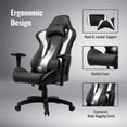 thumbnail image 2 of SILLA GAMER COLEER MASTER SILLA DEPORTIVA COOLER MASTER GAMING CALIBER R1 NEGRO/BLANCO, 2 of 4