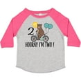 thumbnail image 3 of Inktastic 2nd Birthday Bear on Bicycle 2 Year Old Boys or Girls Toddler T-Shirt, 3 of 5