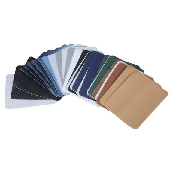 20/24 Pieces Jeans Repair Patches Iron-On Patches Self-Adhesive Denims Patches