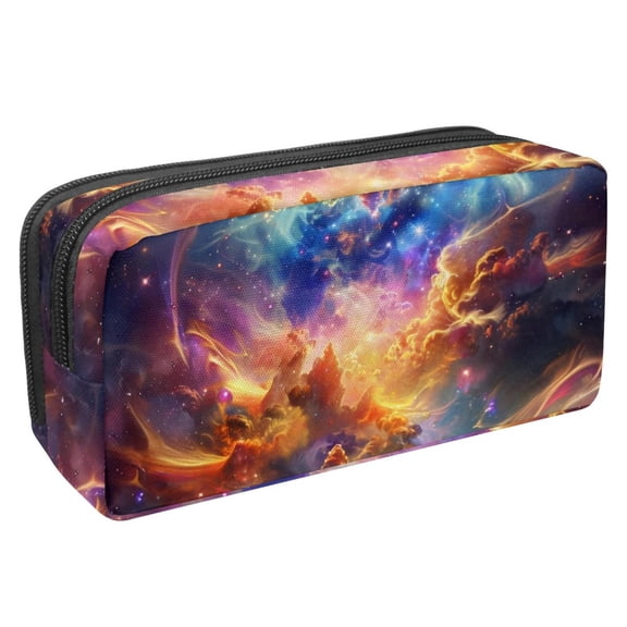 MUOOUM Pencil Case, Cosmic Swirling Clouds Large Capacity Pencil Pouch Stationery Pen Bag