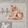 thumbnail image 3 of Lambs & Ivy Painted Forest 4-Piece Crib Bedding Set - Gray, Beige, White, 3 of 9