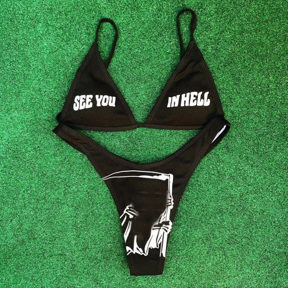 Aisport Print Sports Bikini Set S
