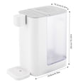 thumbnail image 2 of Instant Hot Water Dispenser, Electric Kettles, Instant Countertop Water System for Quick Heating & Outputting, Adjustable 5 Temperatures & 2 Water Outputs, 102 Ounce 3L Water Tank Capacity, 2 of 9