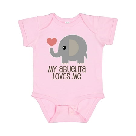 

Inktastic My Abuelita Loves Me Grandchild Gift Baby Boy or Baby Girl Bodysuit
