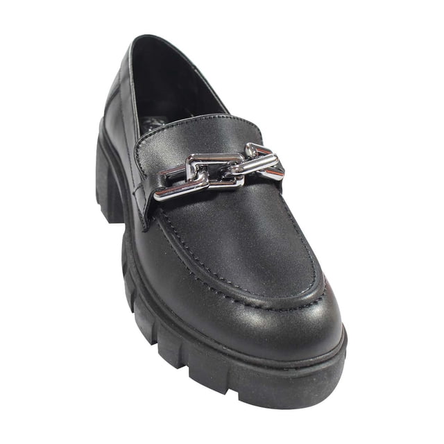 MOCASIN CASUAL LEON MUJER NEGRO SINTETICO 1901 LEON 1901p