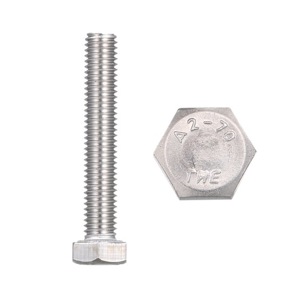 Tornillo hexagonal exterior de acero inoxidable DIN933 304 Carevas Tornillo