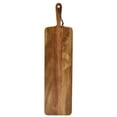 thumbnail image 6 of Tabletops Gallery 2-Piece Acacia Wood Serving Board Tray with Slicing Bread Knife Set, 6 of 7