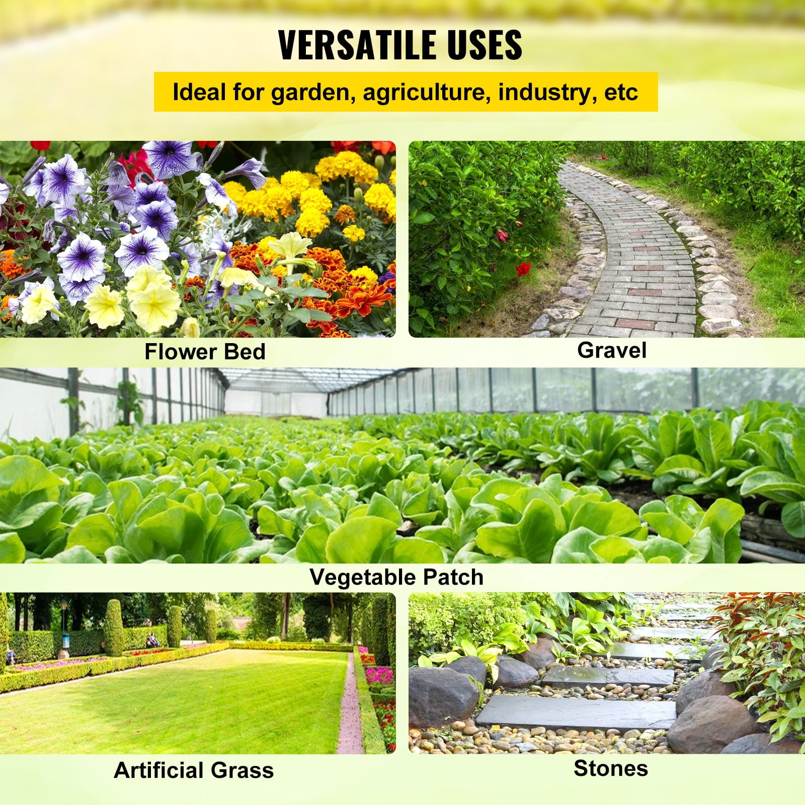 Weed Barrier, 5.8oz Landscape Fabric, 4ftx300ft Cover Mat Heavy Duty Woven Grass Control Geotextile for Garden, Patio, Black