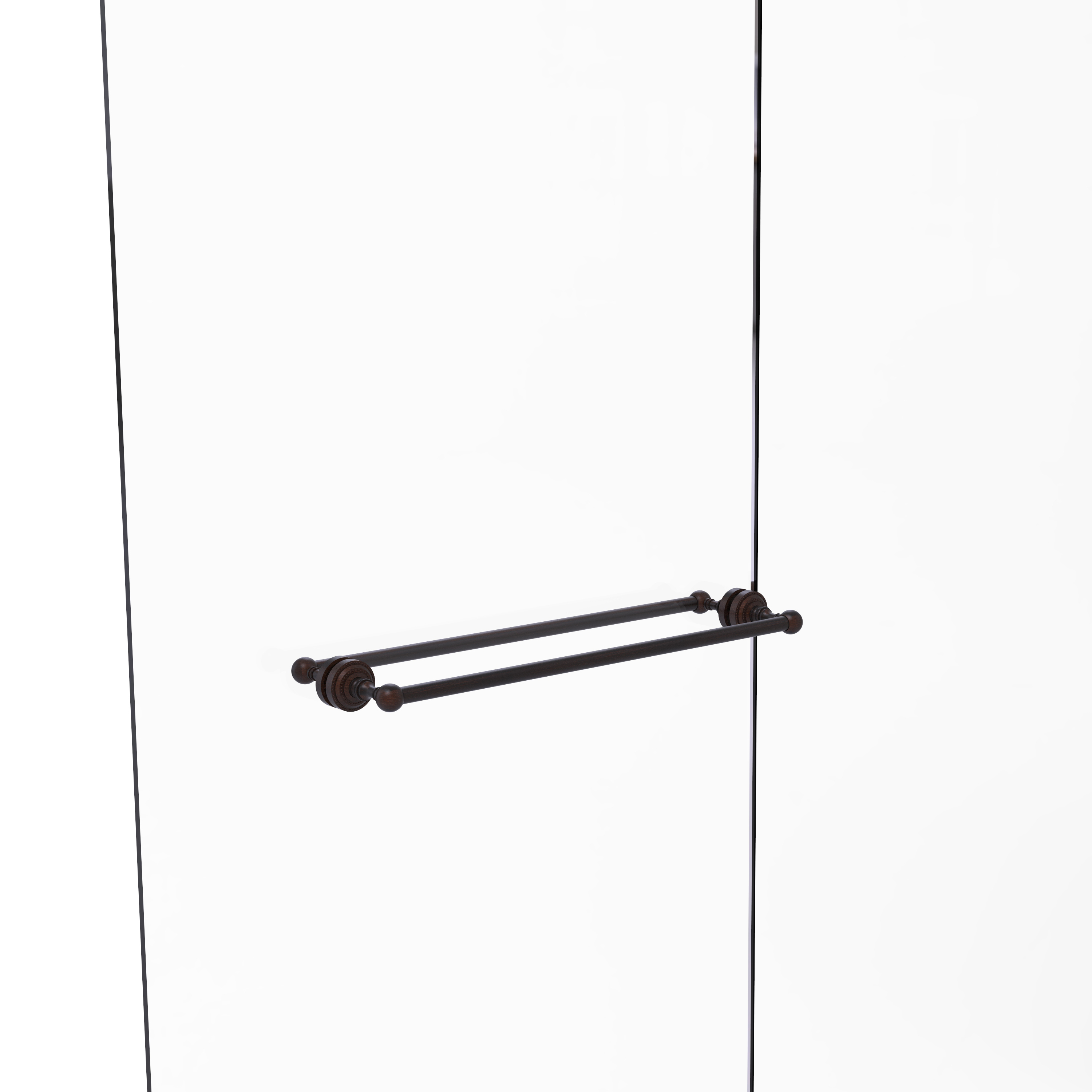 Dottingham Collection 24 Inch Back to Back Shower Door Towel Bar