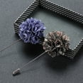 thumbnail image 6 of Ruanlalo Men’s Suit Tuxedo Flower Lapel Stick Pin Brooch Wedding Party Prom Accessory Q3, 6 of 6