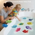 thumbnail image 2 of Swimming Robotic Fish, Magic Water-Activated Glowing Toy, Neon Deep-Sea Disco Interactive Colorful Robot Alive Fish, Waterproof for Aquarium Bath Time Fun(4pcs)Q, 2 of 7
