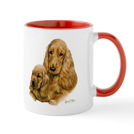 

CafePress - Cocker Spaniel (English) Mug - 11 oz Ceramic Mug - Novelty Coffee Tea Cup