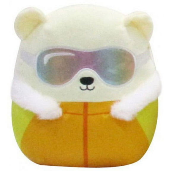 Squishmallows 8" Brooke the Polar Bear Winter Jacket and Goggles Plush
