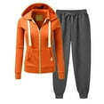 thumbnail image 6 of Aofany Long Sleeved Casual Hooded Sports Set for Women Daily Hoodie And Pant Set Outfits Tracksuits, 6 of 6