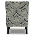 thumbnail image 6 of Signature Design by Ashley Honnally Modern Medallion Pattern Accent Chair, Blue & Ivory, 6 of 8