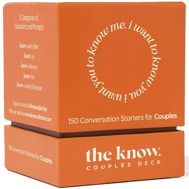 Colección I Know Tarjetas de relación para parejas - Tarjetas de preguntas para parejas reflexivas - Juego de cartas de amor para conocerse - Preguntas para citas nocturnas con tarjetas de cartulina p