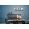 thumbnail image 3 of 52490BK Kichler Lighting Rosalind - 6 Light Chandelier In Traditional Style-6.5 Inches Tall and 33.25 Inches Wide-Black Finish, 3 of 9