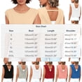 thumbnail image 7 of Posijego Workout Tops for Women Sleeveless Tank Tops Keyhole Back Crop Tops Athletic Running Gym Yoga Tee Shirts Activewear, 7 of 7