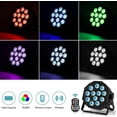 thumbnail image 5 of Rechargeable Par Lights RGBW 4-in-1 LED Uplights with Remote & DMX Control for Party Event 4 Packs & Bag, 5 of 8
