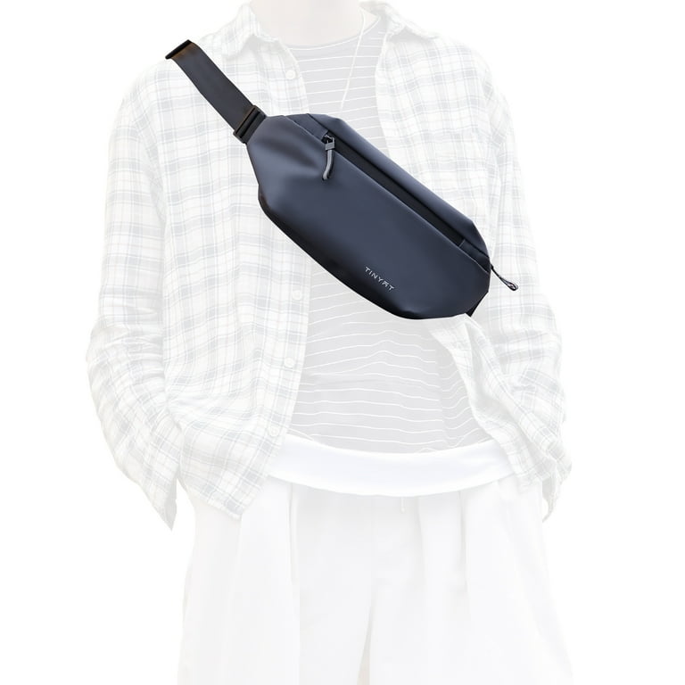 Tinyat Sports Fanny Packs for Men Waterproof Corssbody Waist Bag